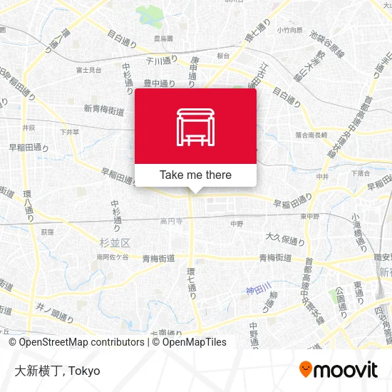 大新横丁 map