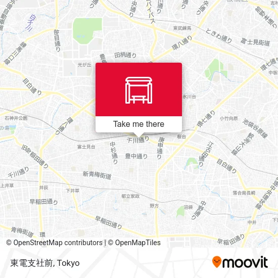 東電支社前 map