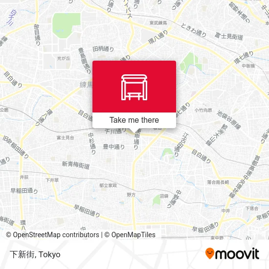 下新街 map