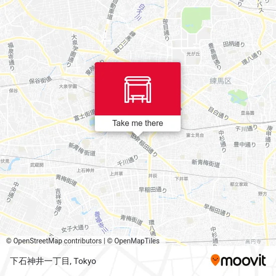 下石神井一丁目 map