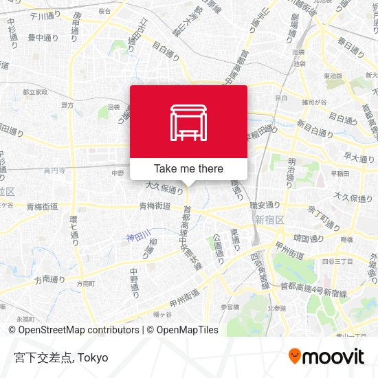 宮下交差点 map