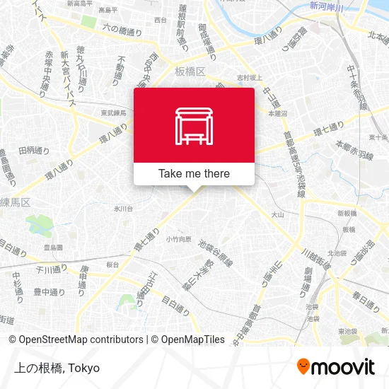 上の根橋 map