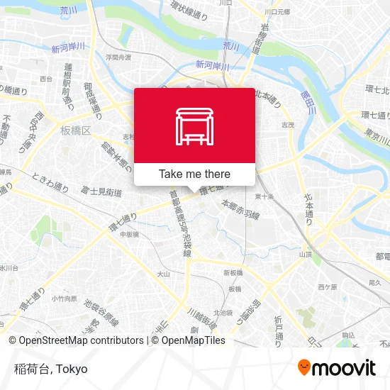 稲荷台 map