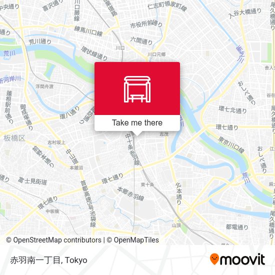 赤羽南一丁目 map