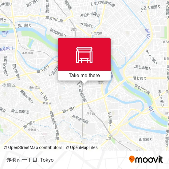 赤羽南一丁目 map