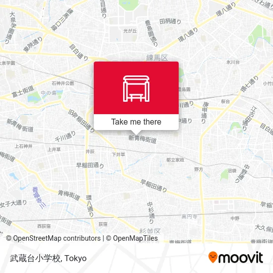 武蔵台小学校 map