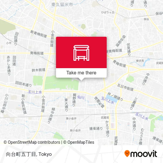 向台町五丁目 map