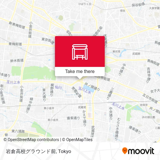 岩倉高校グラウンド前 map