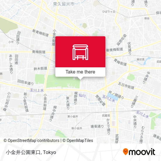 小金井公園東口 map