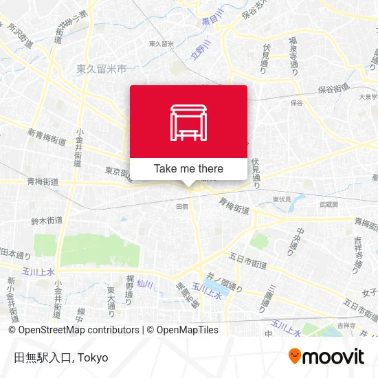 田無駅入口 map