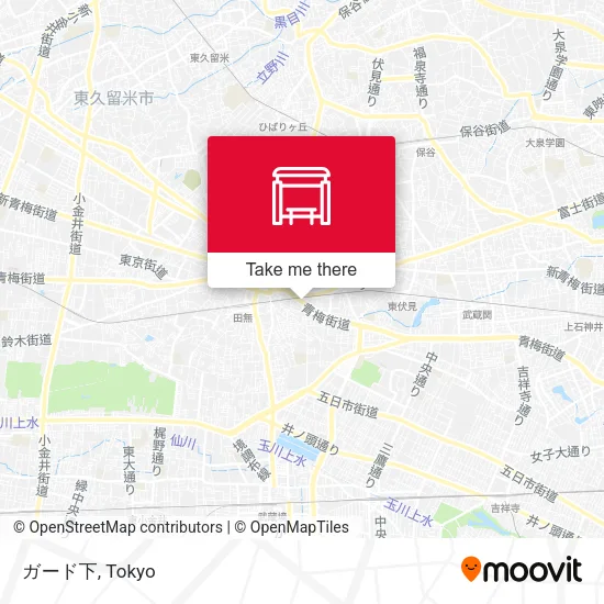 ガード下 map