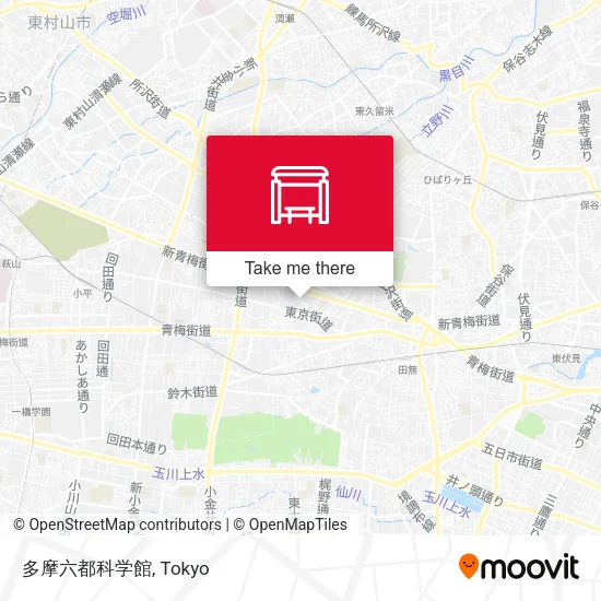 多摩六都科学館 map