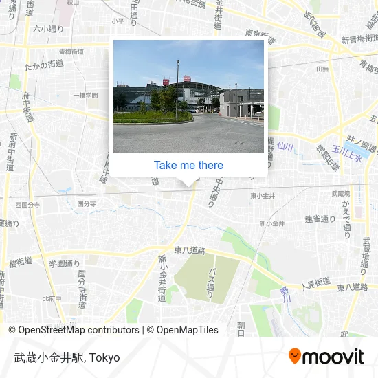武蔵小金井駅 map