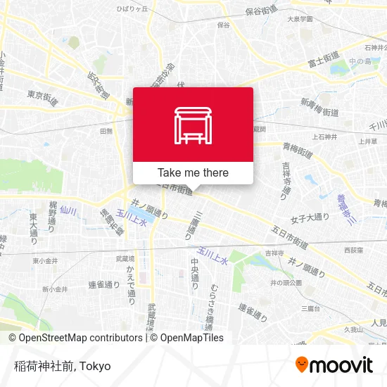 稲荷神社前 map