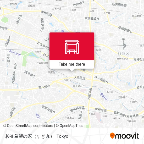 杉並希望の家（すぎ丸） map