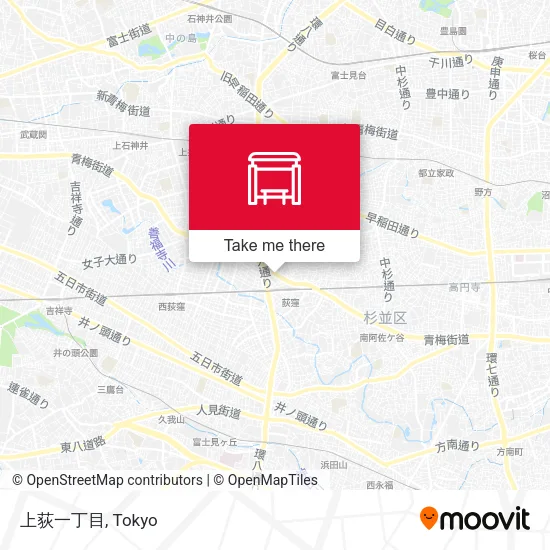 上荻一丁目 map