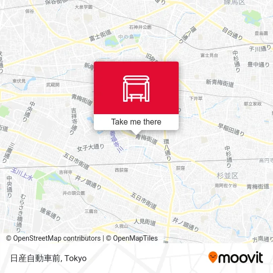 日産自動車前 map