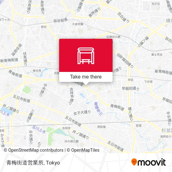 青梅街道営業所 map