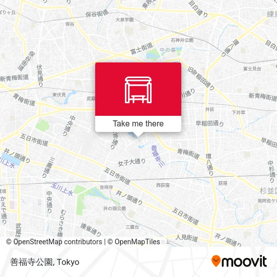 善福寺公園 map