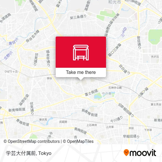 学芸大付属前 map