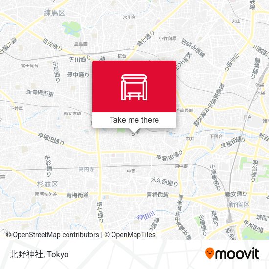 北野神社 map