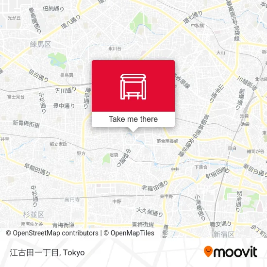 江古田一丁目 map