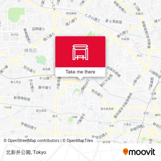 北新井公園 map