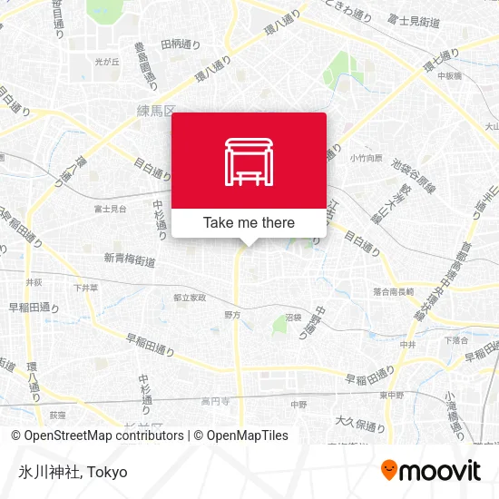 氷川神社 map
