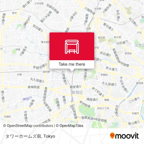 タワーホームズ前 map