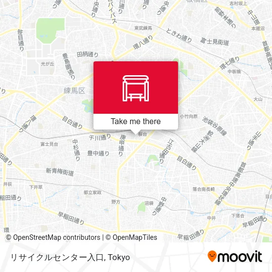 リサイクルセンター入口 map