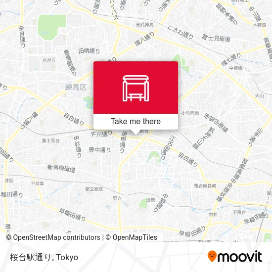 桜台駅通り map
