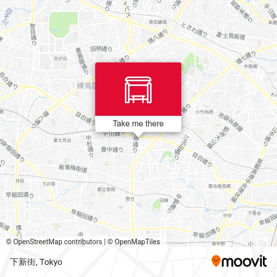 下新街 map