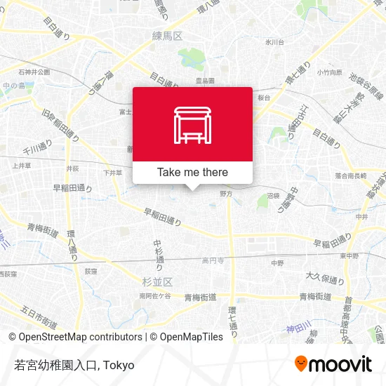若宮幼稚園入口 map