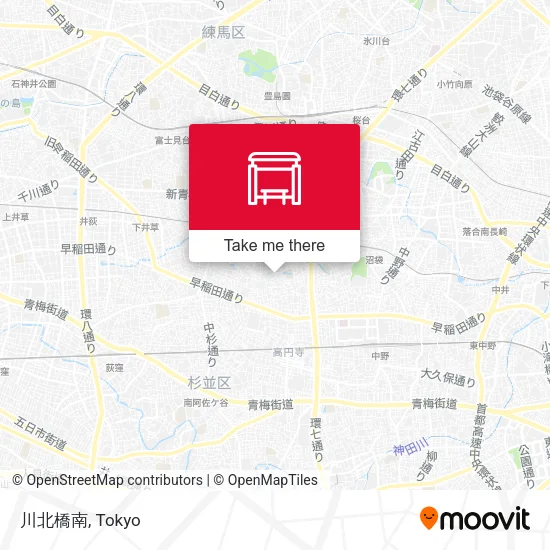 川北橋南 map