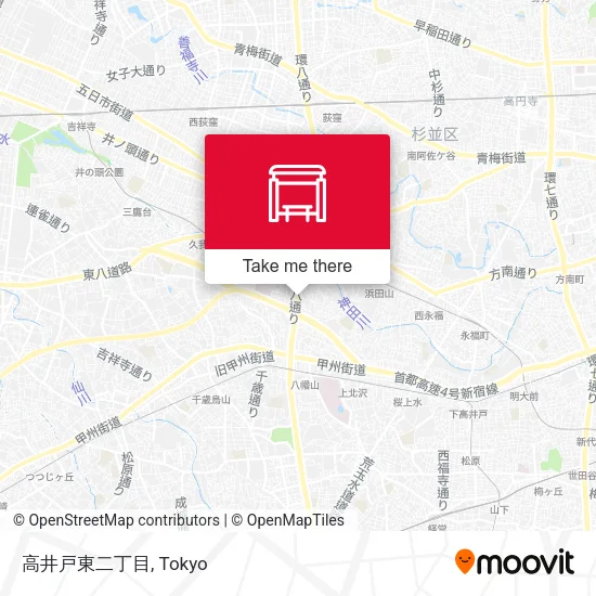 高井戸東二丁目 map