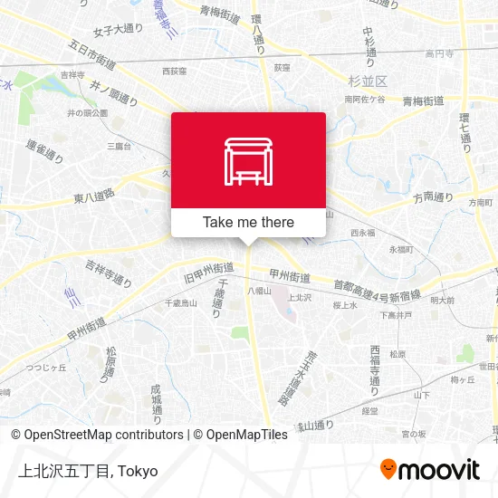 上北沢五丁目 map