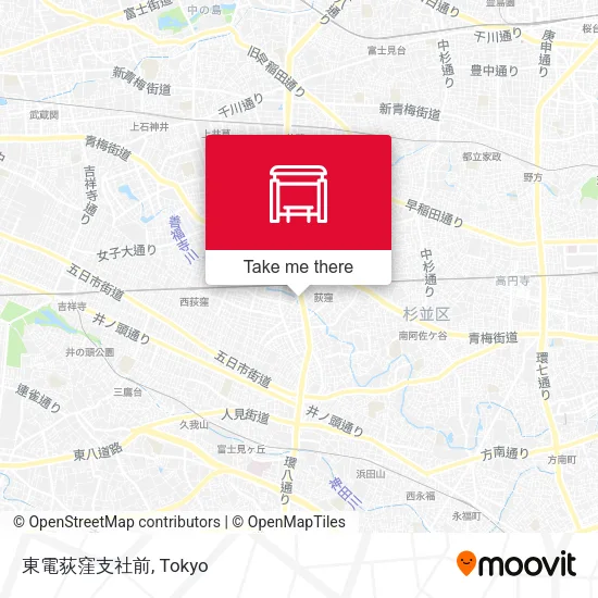 東電荻窪支社前 map