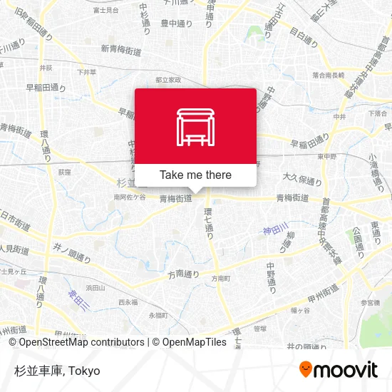 杉並車庫 map