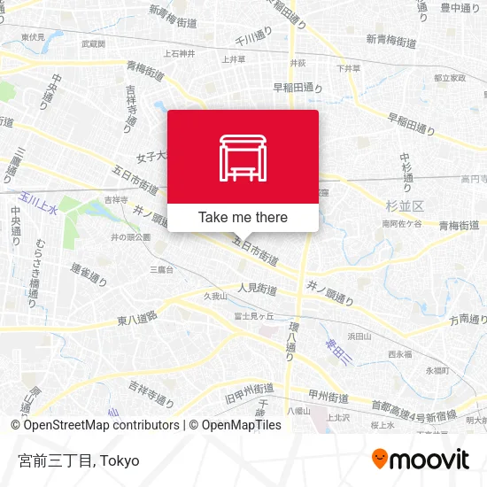 宮前三丁目 map