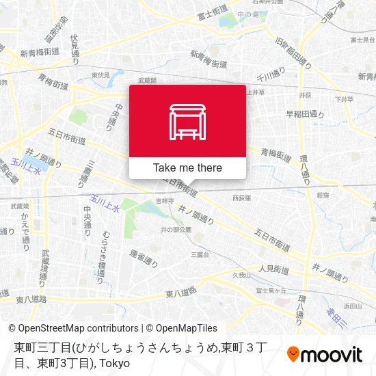 東町三丁目(ひがしちょうさんちょうめ,東町３丁目、東町3丁目) map