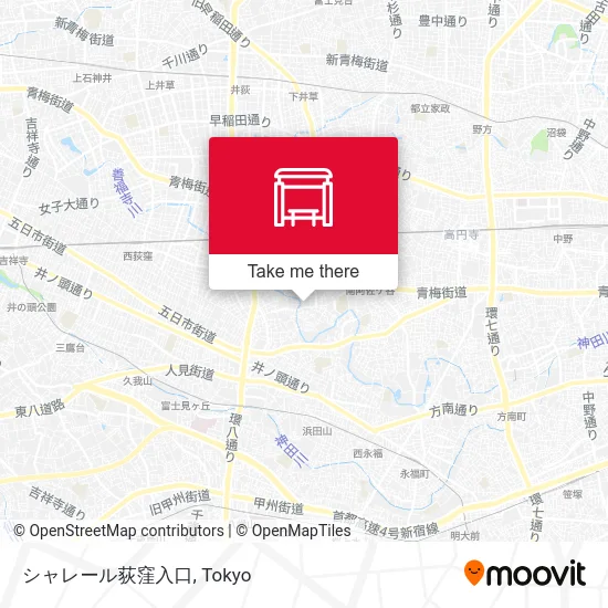 Chateau Ogikubo Entrance map