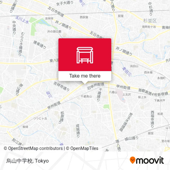 Karasuyama Junior High School map