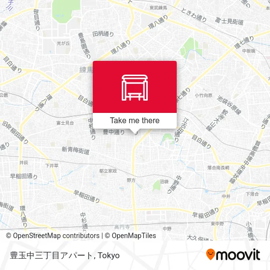 豊玉中三丁目アパート map