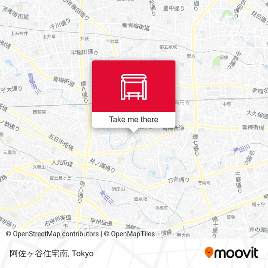 阿佐ヶ谷住宅南 map