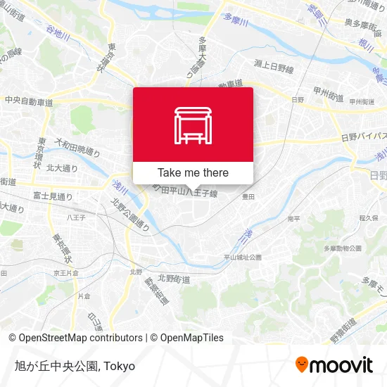 旭が丘中央公園 map