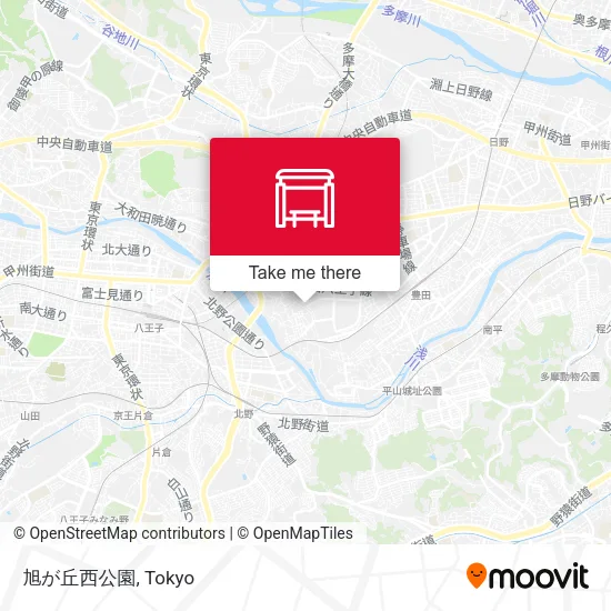 旭が丘西公園 map