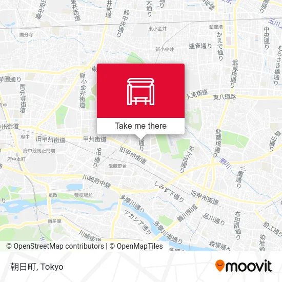 朝日町 map