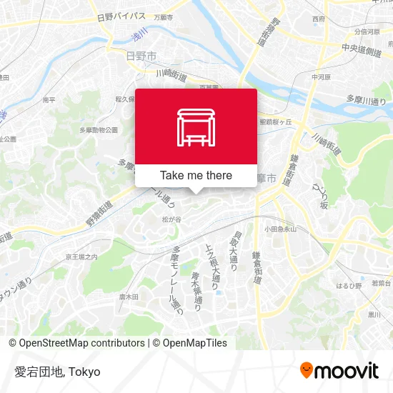 Atago Housing Complex map