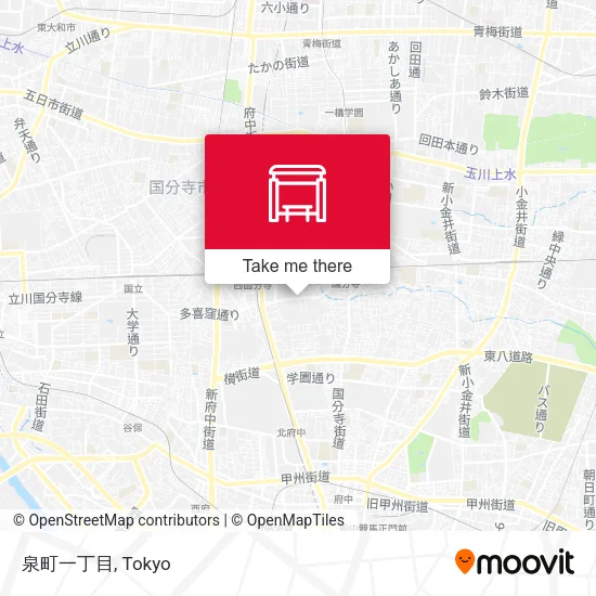 Izumi-cho 1-chome map