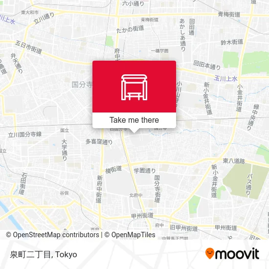 Izumi-cho 2-chome map